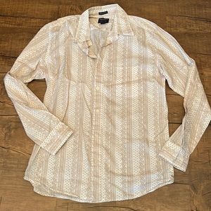 Paisley Printed Cotton Button Up